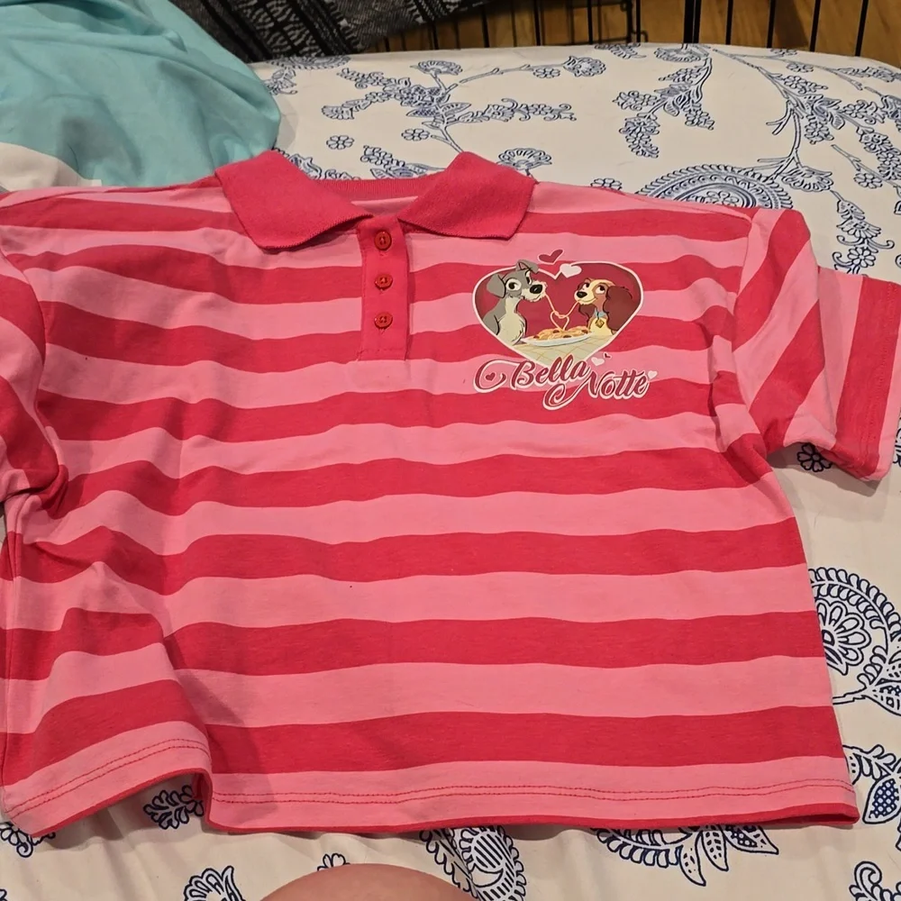 ❤️10/$13 New lady and the tramp disney shirt